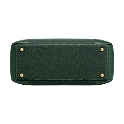 BagSway Verdant Green Faux Leather Tote Handbag